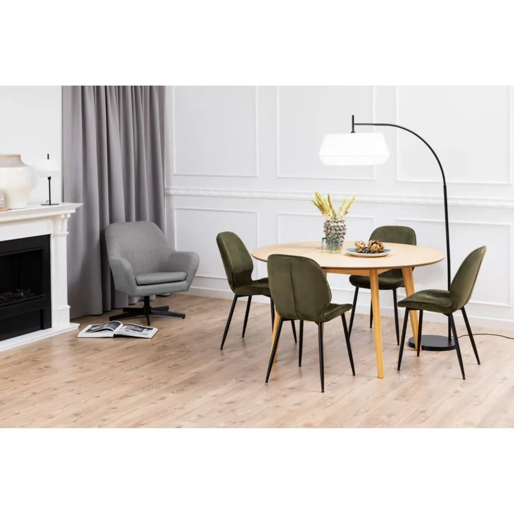Professionell Kvalitet Alba Matbord Rund 140 cm Ek