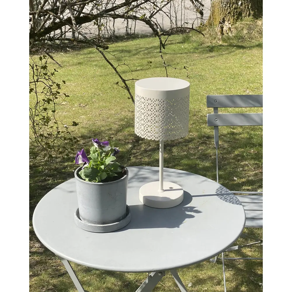Professionell Kvalitet Maison Bordslampa Utebelysning Ecru
