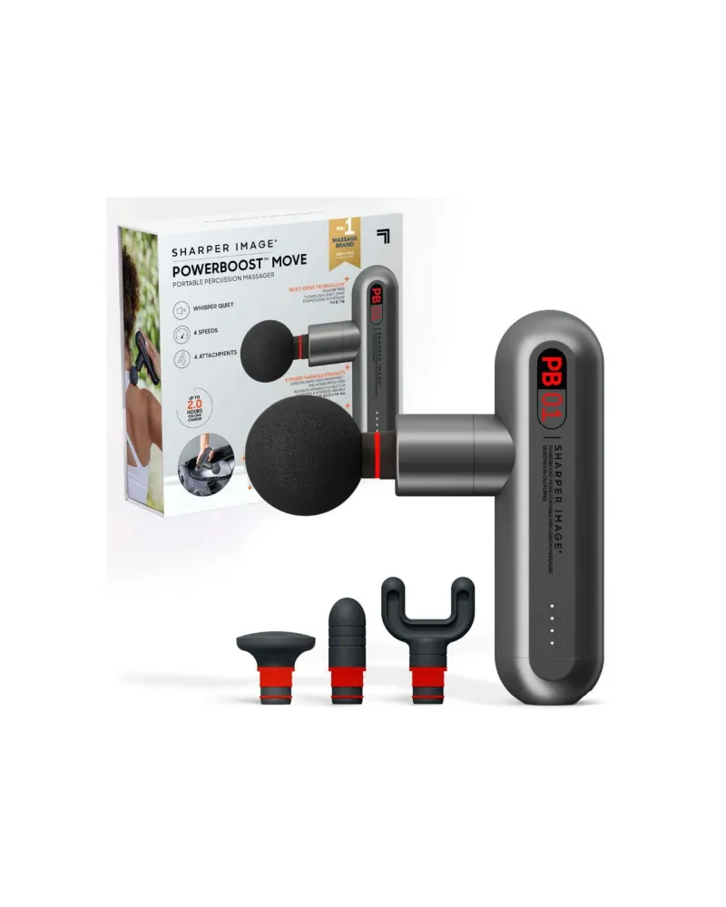 Professionell Kvalitet Sharper Image Powerboost Move Portable Percussion Massager