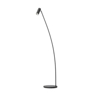 Puck golvlampa Svart