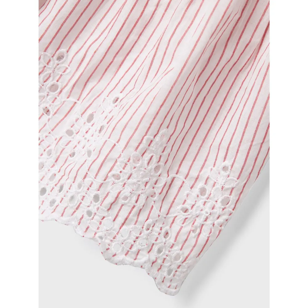 Regelletare Name It Bright White Fesinne Topp 92