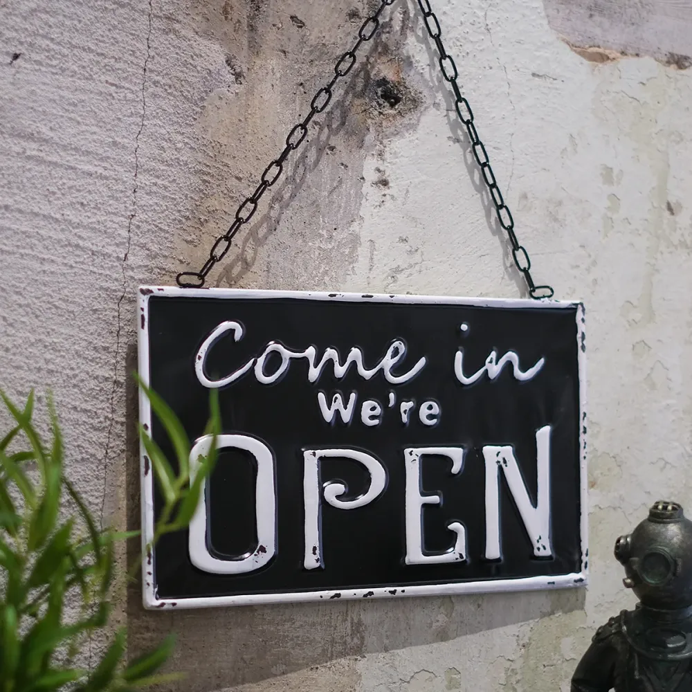 Regelletare Skylt Open/closed