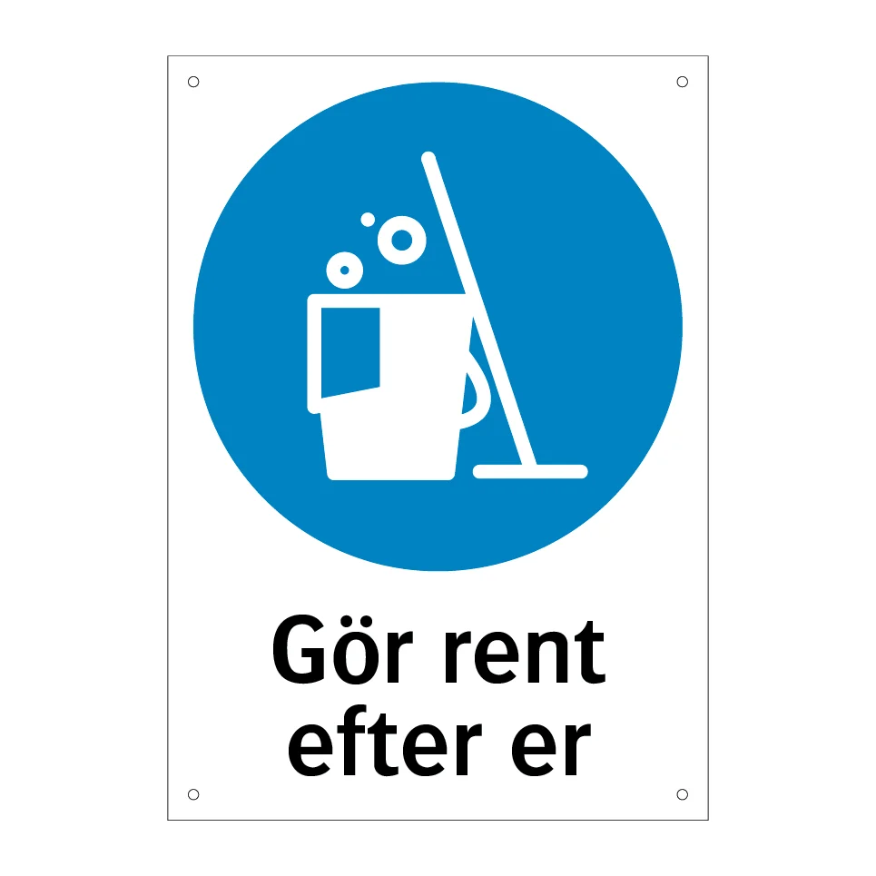Gör rent efter er Vibration Reduction 148x210mm