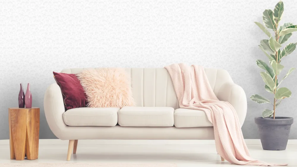 Reveal Tapet Äng White Ash Easy Installation