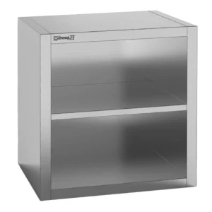 Rostfritt öppet väggskåp 1000 mm