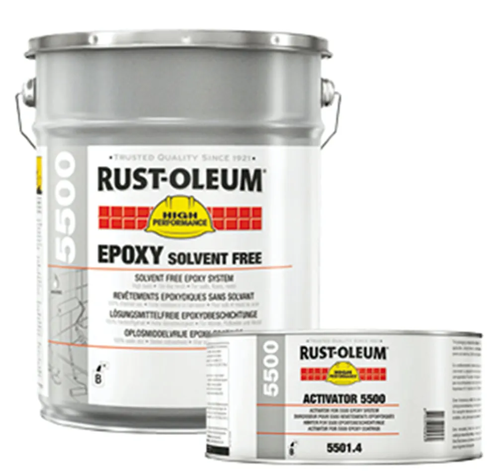 RUST-OLEUM EPOXI 5500 POOL FÄRDIG KULÖR Bas+Act - 4L- Hög ytfinish.