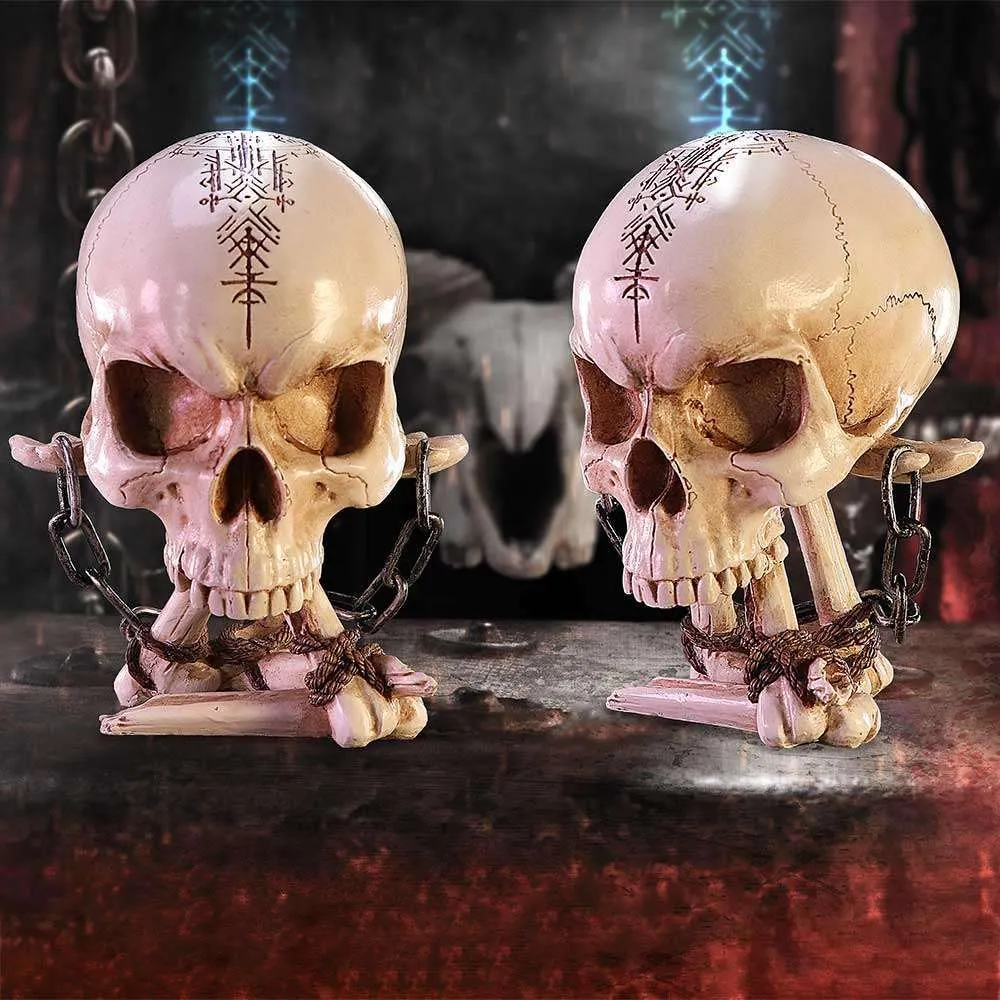 Safety Rated Reckoning Skull Ornament i Resin