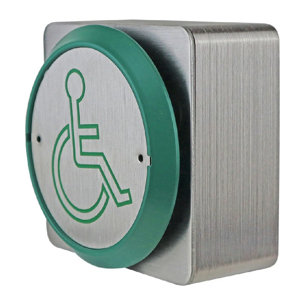 Safety Rated Tryckknapp Utanpåliggande Handikappsymbol