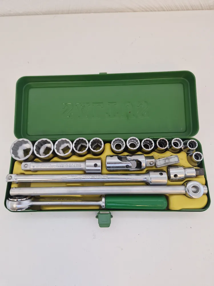 SALTUS 1/2" hylsnyckelsats i remarkably gott skick