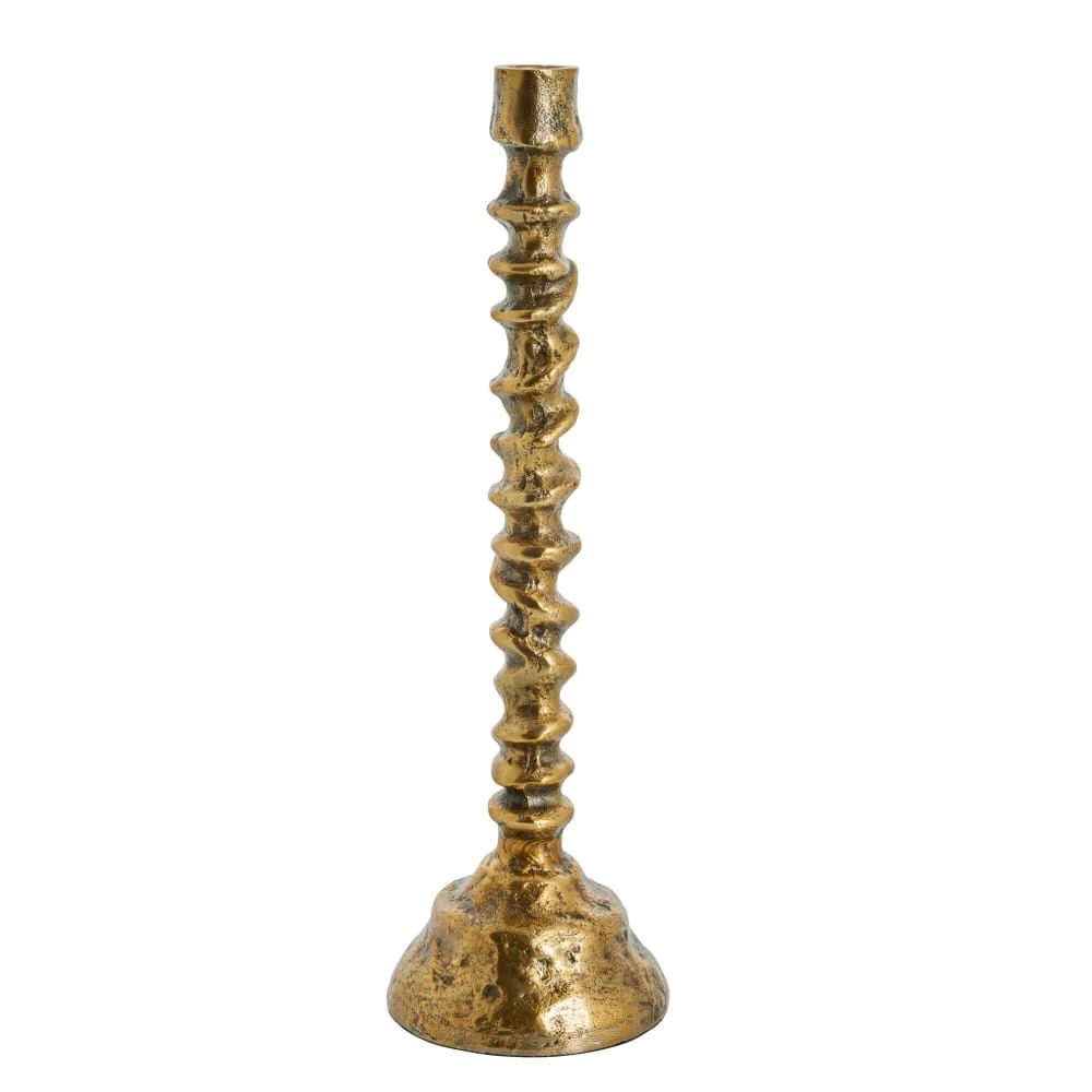Sandi ljusstake D12 H39, Golden metal