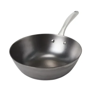 Satake Pure Pan Wok 28cm Brushed Nickel