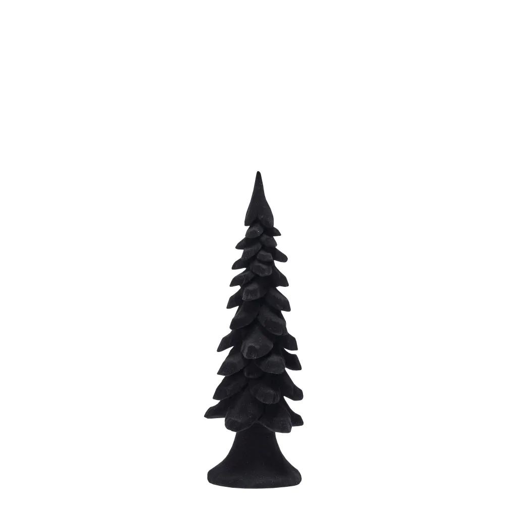 Serafina dekoration L11XB11XH34 cm. ebenholts