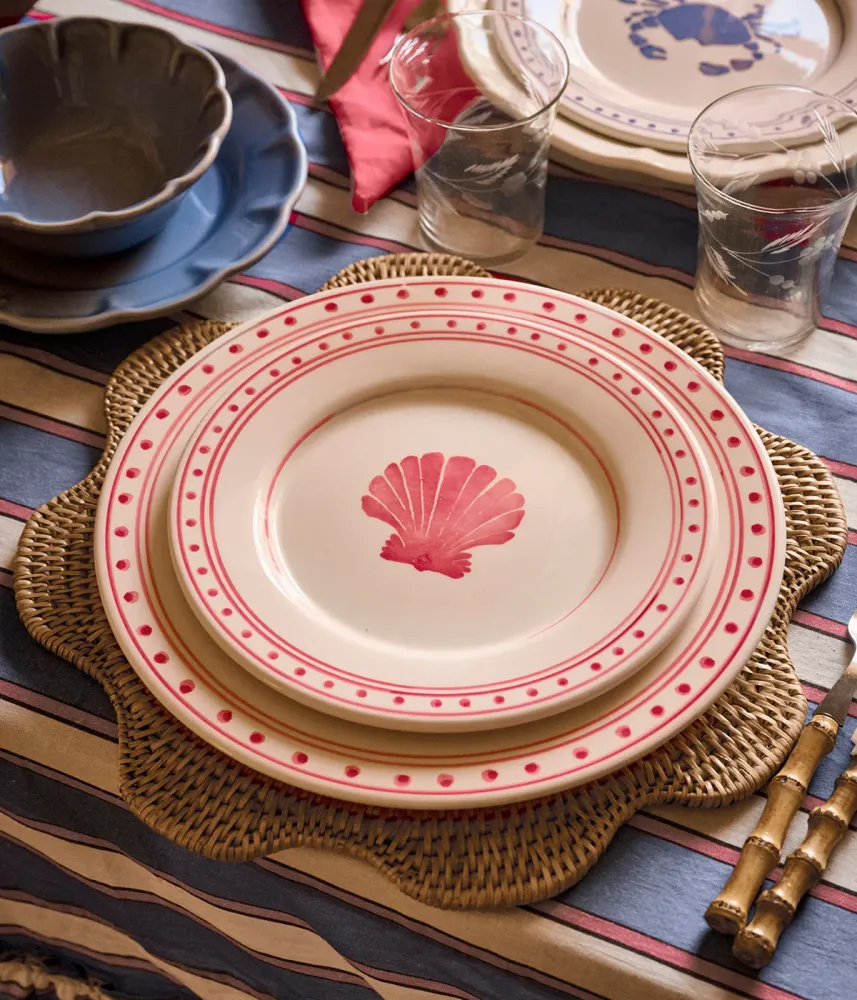 Shell tallrik Fuchsia