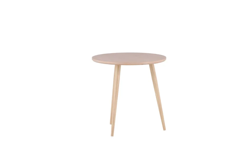 Sidobord Venture Home Askim Runt Faner Whitewash | Lifetime Warranty