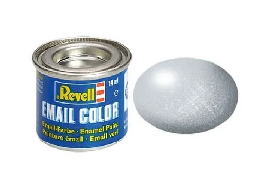Säkerhetsgodkänd Emalj 14 Ml. Aluminium Metallic