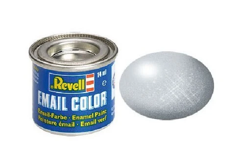Säkerhetsgodkänd Emalj 14 Ml. Aluminium Metallic