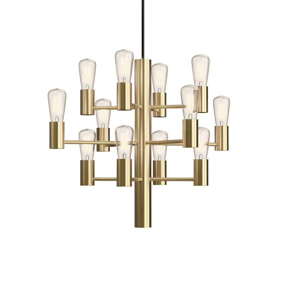 Säkerhetsgodkänd Krona Manola Travel 12 satin brass