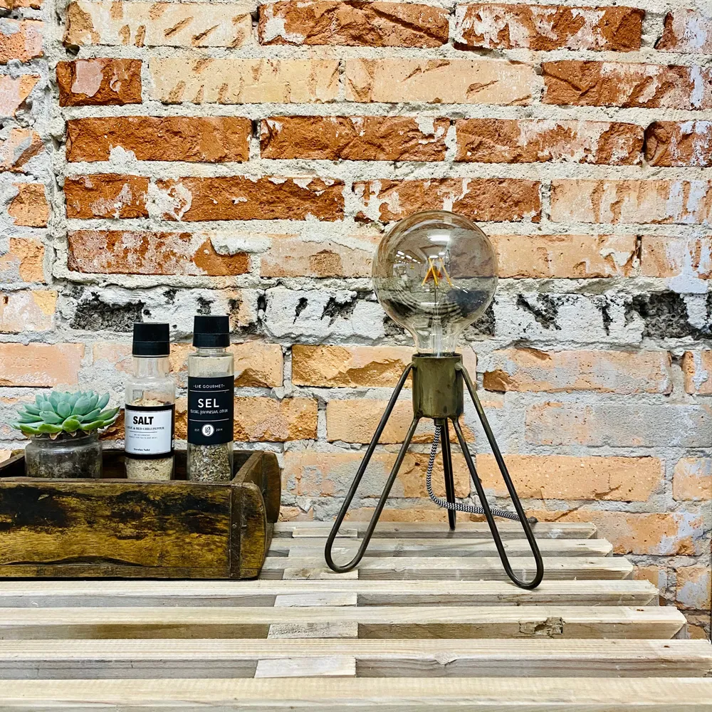 Säkerhetsgodkänd Raket Bordlampe