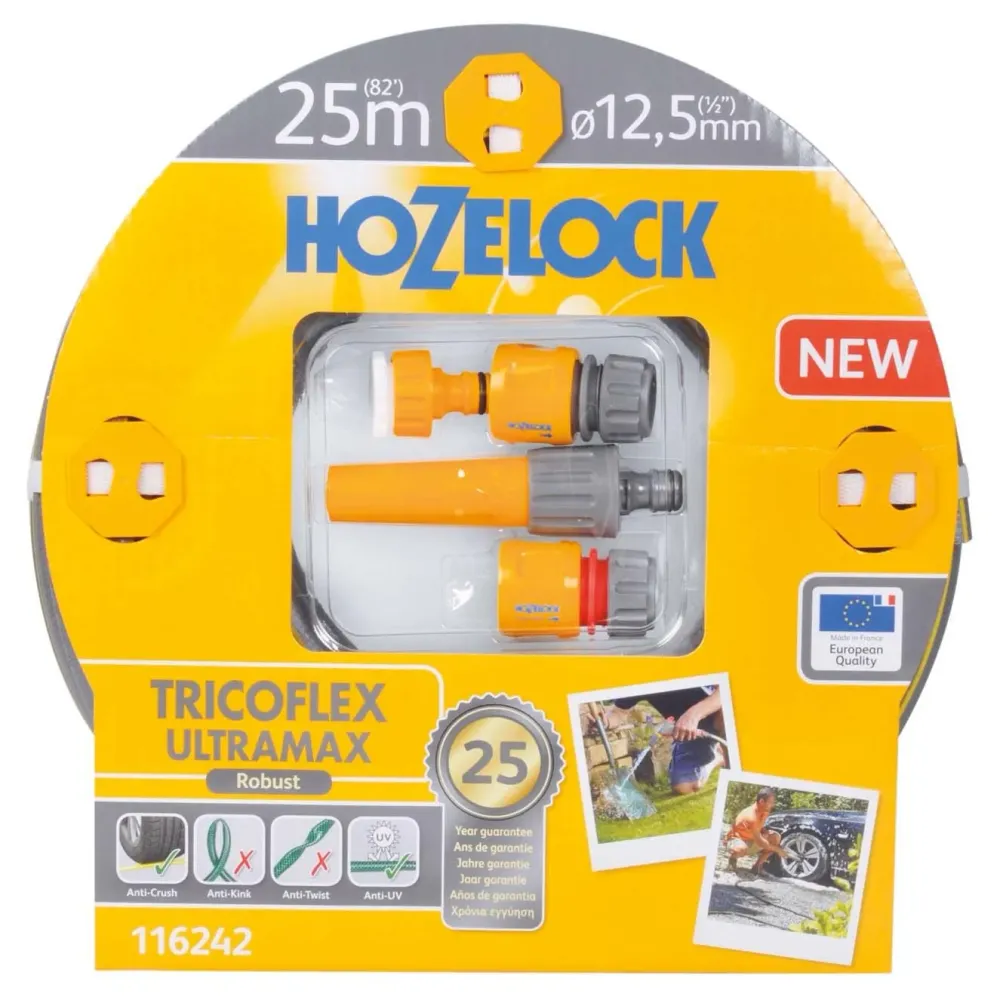 Slangset Ultramax 25 meter Hozelock Storage Case