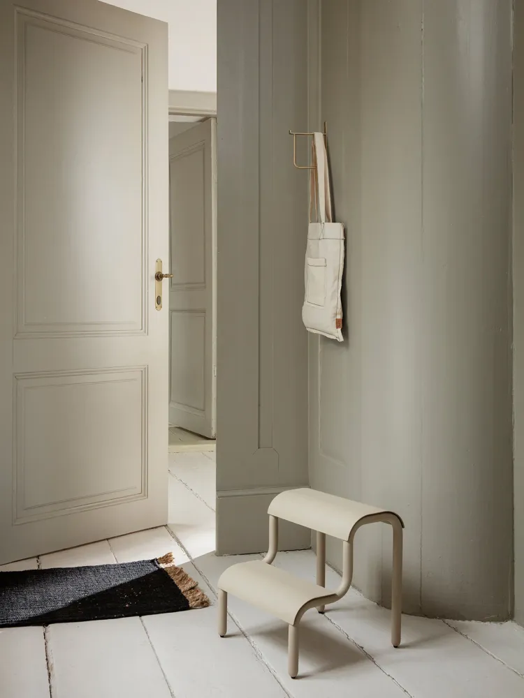 Up Step Stool - Goat hair wool