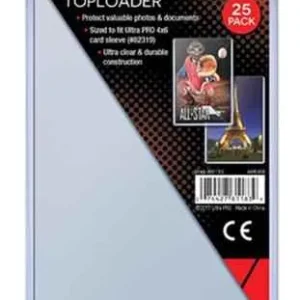 UP - 4" x 6" Toploader (25 stycken)