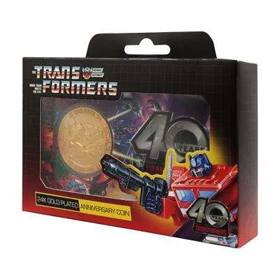 Transformers 40-årsjubileum 24k Guldpläterat Mynt