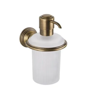 Tvålpump Hermitage antik golden metal