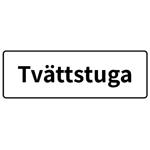 Tvättstuga Made USA 225x80