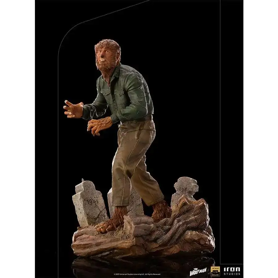 Universal Monsters Wolf Man Utsvävande 1/10 Statue
