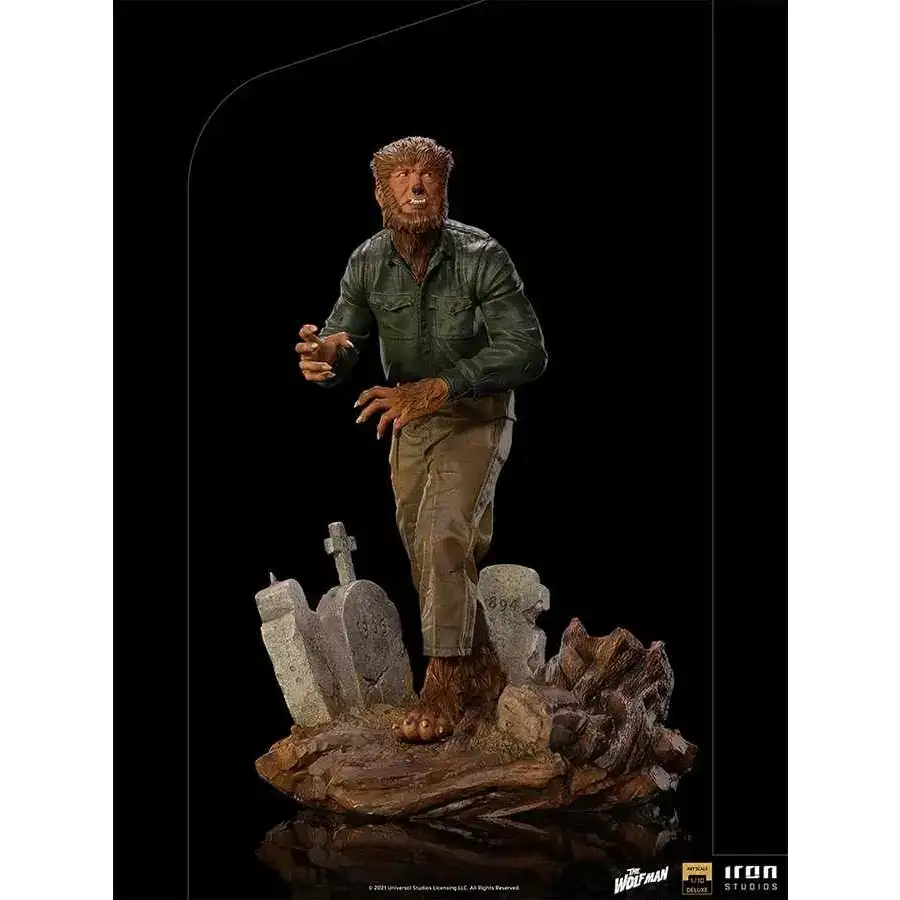Universal Monsters Wolf Man Utsvävande 1/10 Statue