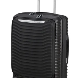 Upscape Expanderbar Kabinväska Med Framfack 4 hjul 55cm Black
