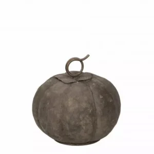 Utomhus Dekoration Pumpa Metallisk 16x15,5cm