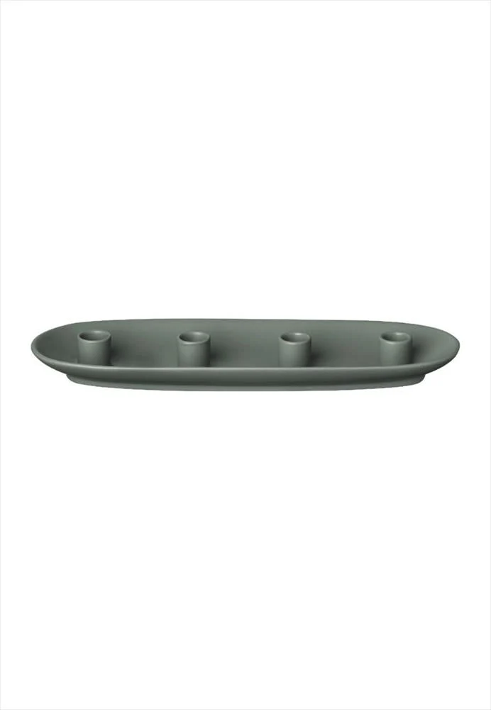 Vela Ljusstake Oval 40 cm Agave Forest