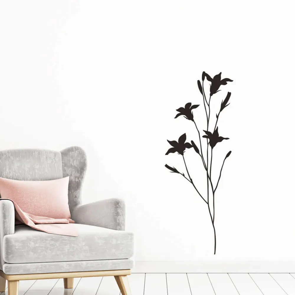Väggdekor blommor 2