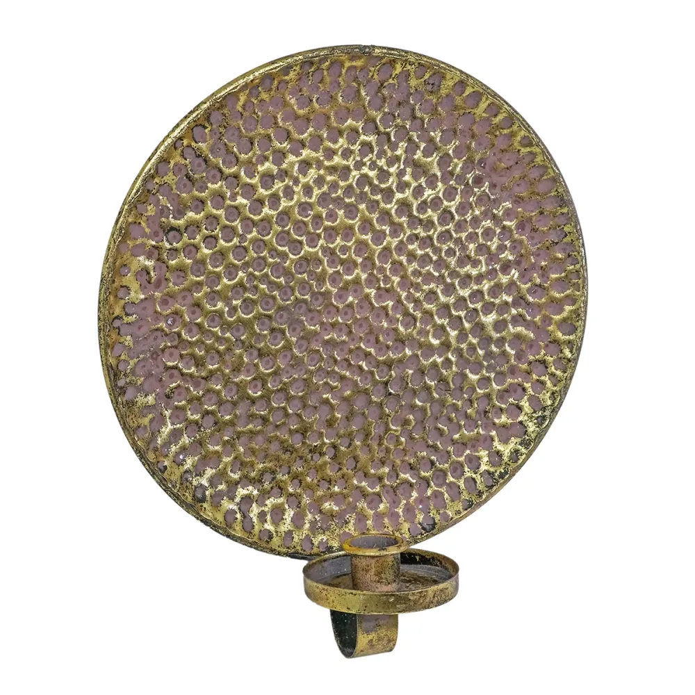 Väggljusstake hamrad metallisk