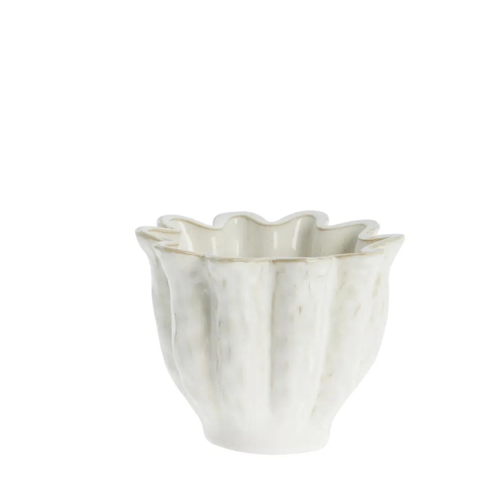 Vielle kruka H11,5 Ø14 cm. benvit
