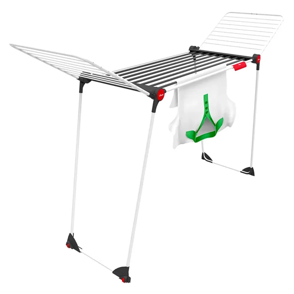 Vileda Soft Care Torkställ Torktumlaren 21 m Torkområde Vingtorkställning Vingtorkställ 215 x 56 x 128 cm, Snö