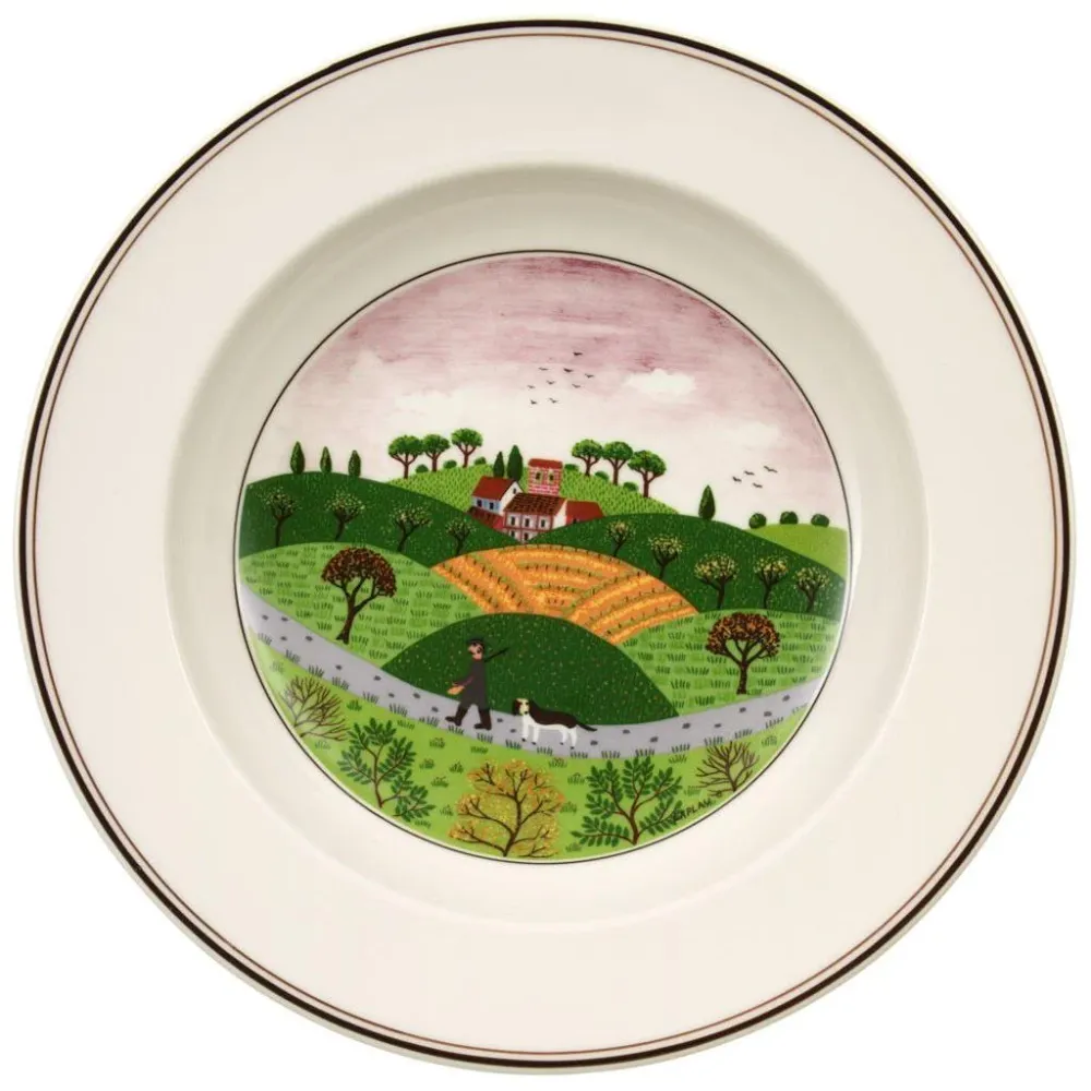 Villeroy & Boch Design Naif Djup tallrik Jägare 221 mm