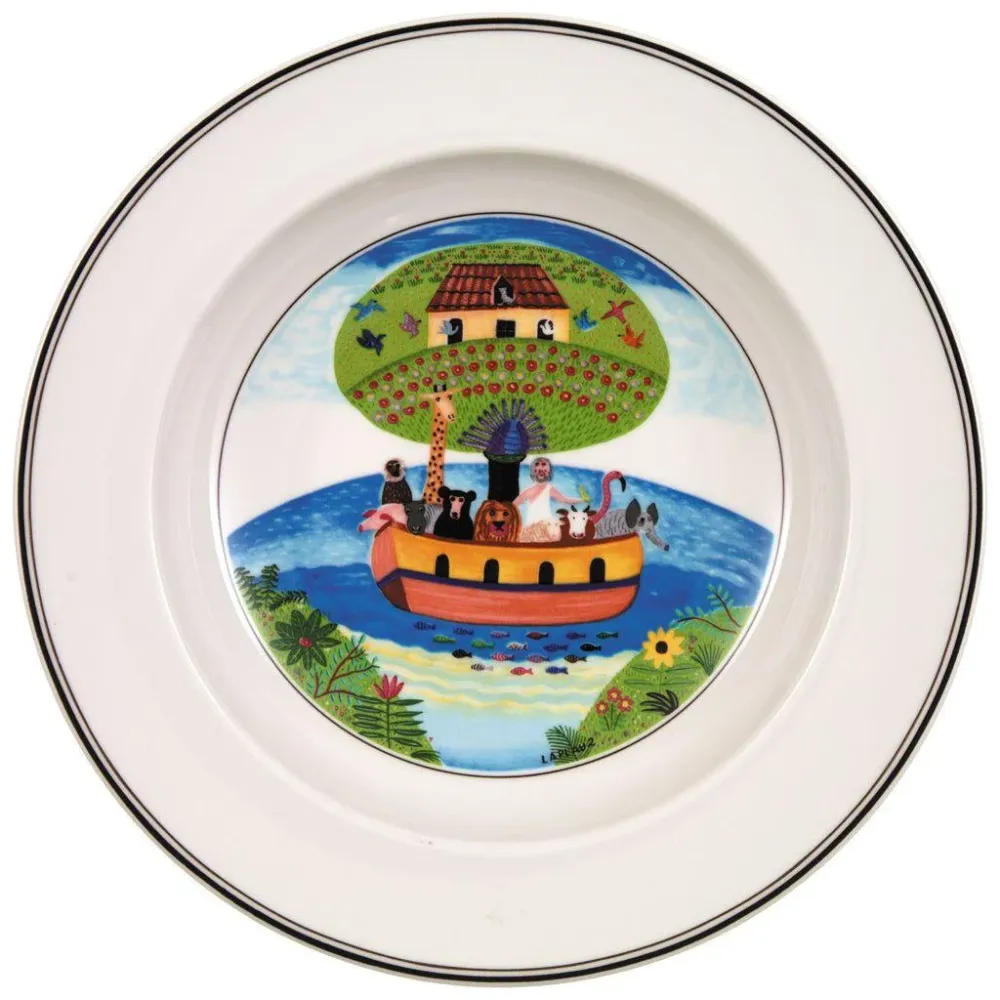 Villeroy & Boch Design Naif Djup tallrik Noahs ark 221 mm