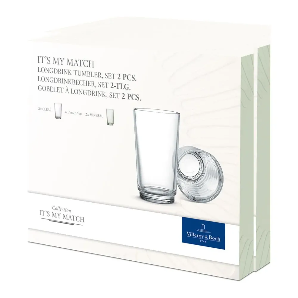 Villeroy & Boch it's my match Longdrinkglas, Place 2 st 410 ml