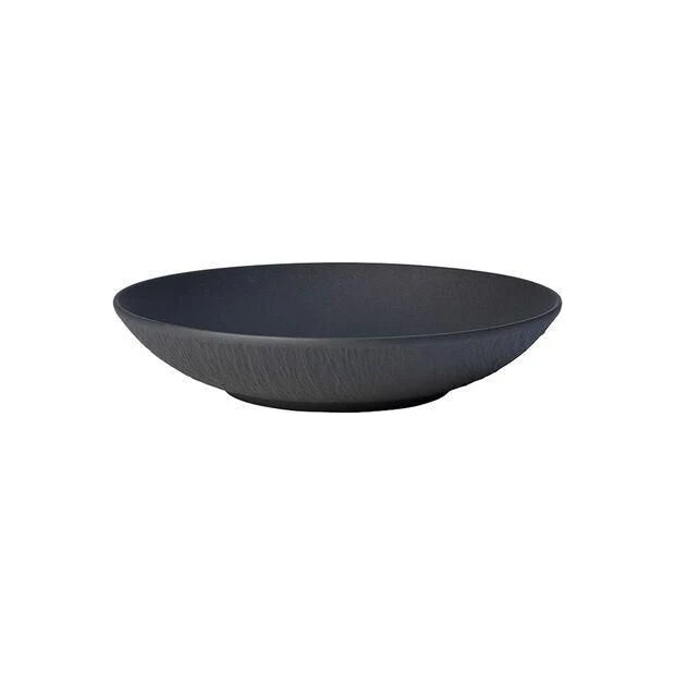 Villeroy & Boch Manufacture Rock Tallrik Djup 23,5 cm Kolsvart