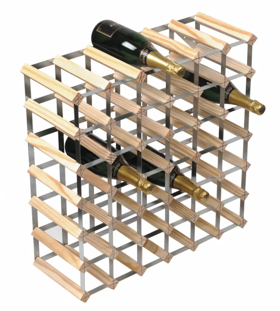 Vinställ RTA Traditionellt 42 flaskor 6x6 Galvaniserat stål