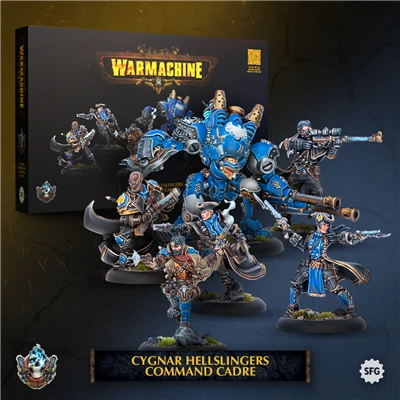 Warmachine: Cygnar Hellslingers Command Cadre