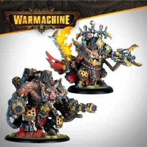 Warmachine: Emperor Carver Ultimus Esquire III & War Boar MMD47 - EN
