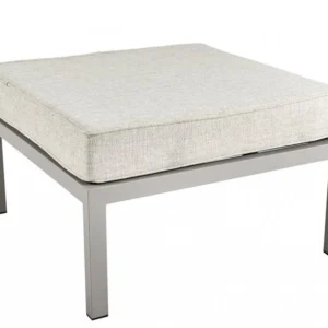 Weldon Fotpall Khaki Brushed Nickel