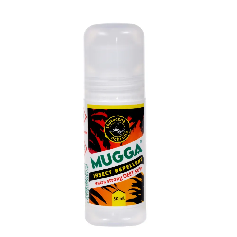 Zestaw Mugga Heavy-duty Spray + Roll On 50% Deet Mugga