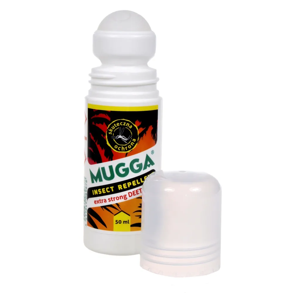 Zestaw Mugga Heavy-duty Spray + Roll On 50% Deet Mugga