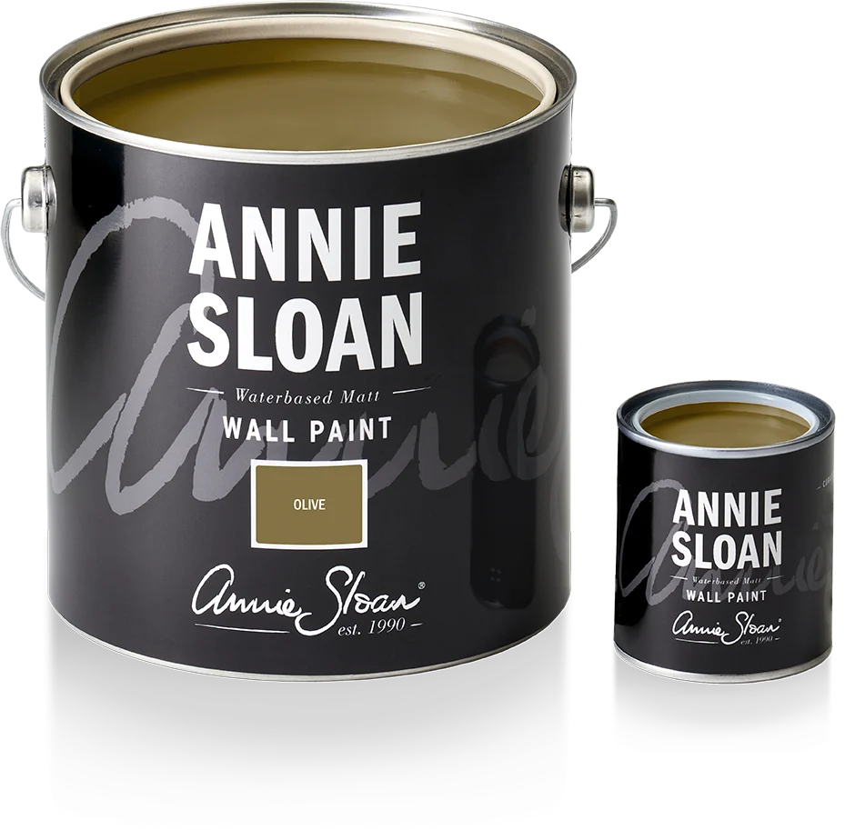Snabbtorkande Olive Wall Paint 2