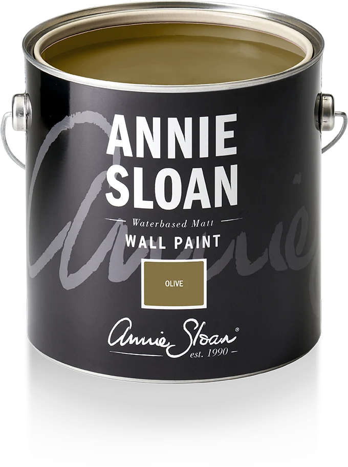 Snabbtorkande Olive Wall Paint 2