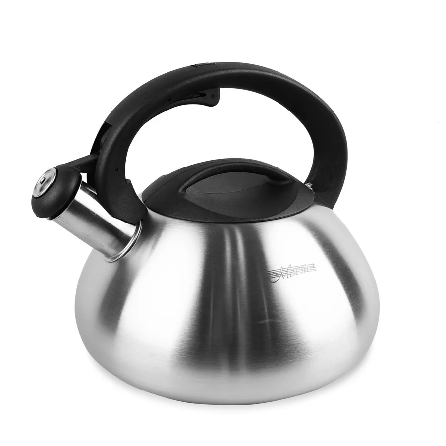 Maestro MR-1306 Vattenkokare Med Lock Och Visselpipa 3L Fine Visselvattenkokare I Rostfritt Stål För Induktionskokare Med...